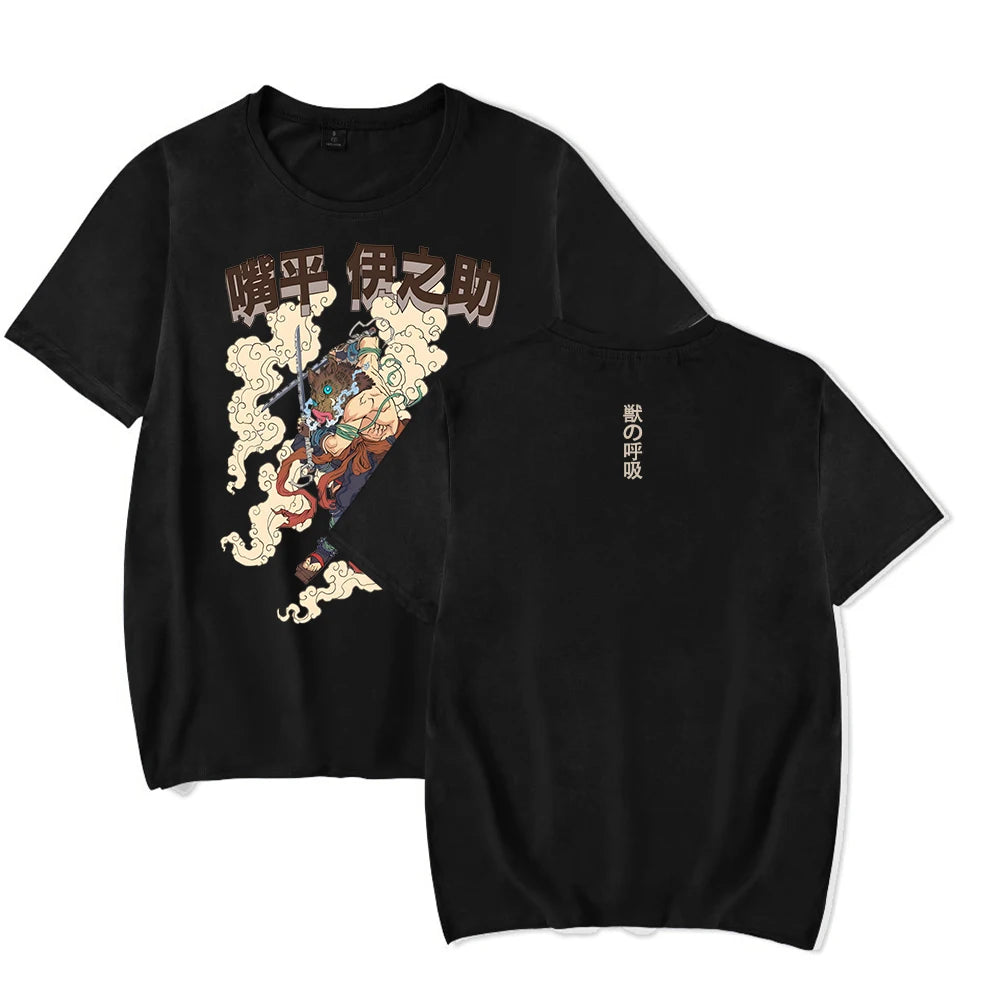 Demon Slayer  Vintage Washed T-Shirt Oversized