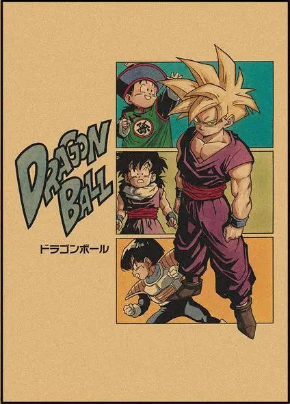 Retro Dragon Ball Posters