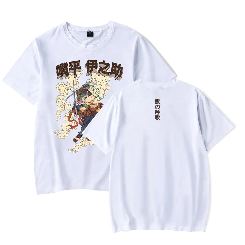 Demon Slayer  Vintage Washed T-Shirt Oversized